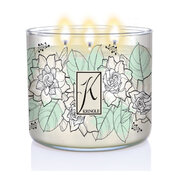 Dišeča sveča Kringle Candle TUMBLER Gardenia s 3 stenji (411 g)