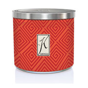 Dišeča sveča s 3 stenji Kringle Candle TUMBLER Bourbon Apple & Oud (411 g)