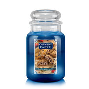 Velika dišeča sveča z 2 stenjema Country Candle Glazed Berry Scones (737 g)