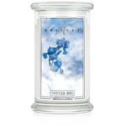 Velika dišeča sveča Kringle Candle Pomegranate & Fir z 2 stenjema (624 g)