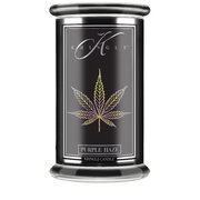 Velika dišeča sveča z 2 stenjema Kringle Candle Reserve Purple Haze (624 g)
