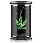 Kringle Candle Reserve Cannabis dišeča sveča velika 2 stenja (624 g)