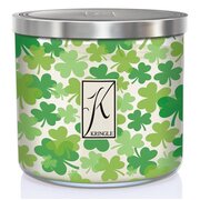 Kringle Candle TUMBLER Dišeča sveča Shammrock Fields s 3 stenji (411 g)
