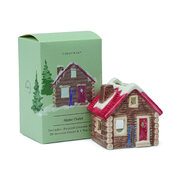 Paddywax Incense No.05 Alpine Chalet Style - keramična hiša z vonjem Palo Santo (vsebuje 1 čajno svečko + 20 dišečih stožcev)
