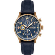 AVI-8 AV-4011-0Q Mens Watch Hawker Hurricane Classic Chronograph 43mm 5ATM
