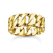 Thomas Sabo TR2497-413-39-56 Ring - Kettenglieder breit vergoldet Damen