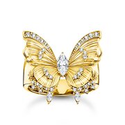 Thomas Sabo TR2495-414-14-58 Cocktailring butterfly vergoldet Damen