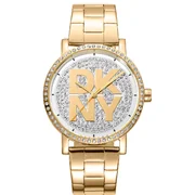 DKNY DK1L035M0215 Soho Logo Gold - Ženska ura