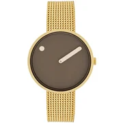 Picto 34001-0914G Mocha Brown 34mm 5ATM 