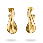Thomas Sabo CR768-M01-39 Asymmetric Hoop Earrings Gold-Plated Women