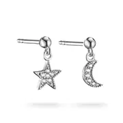 Thomas Sabo H2374-051-14 Moon and Star Stud Earrings Women