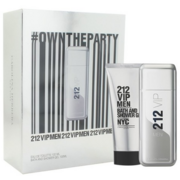 Carolina Herrera 212 VIP Men Darilni set, toaletna voda 100 ml + gel za tuširanje 100 ml (potovalni set)