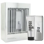 Carolina Herrera 212 VIP Men Darilni set, toaletna voda 100 ml + gel za tuširanje 100 ml (potovalni set)