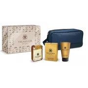 Trussardi My Land darilni set toaletna voda 100 ml + gel za tuširanje 100 ml + kozmetična torbica