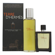 Hermes Terre D'Hermes Parfum darilni set, polnilo za parfumsko vodo 125 ml + polnilo za parfumsko vodo 30 ml