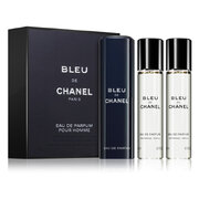 Chanel Bleu de Chanel Perfume Parfumska voda 3x20ml (1x refillable + 2x refill)