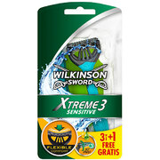 Razor za enkratno uporabo za moške Wilkinson Xtreme3 ​​občutljivi 4 osebni računalniki