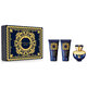 Versace Dylan Blue pour Femme darilni set, parfumska voda 50 ml + losjon za telo 50 ml + gel za tuširanje 50 ml