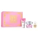 Versace Bright Crystal darilni set, toaletna voda 90 ml + losjon za telo 100 ml + obesek za ključe